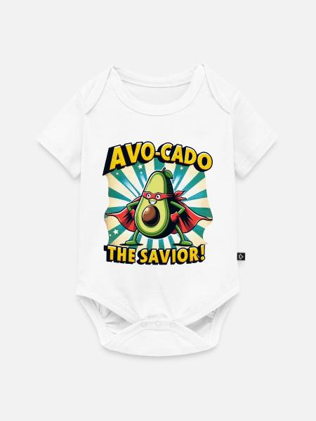 Avo-Cado der Retter - Baby Premium Kurzarmbody - Weiß