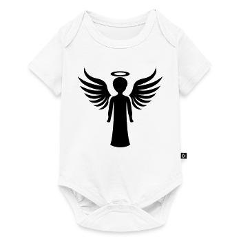 Symbole de l’ange - Body à manches courtes Premium Bébé - blanc - Devant