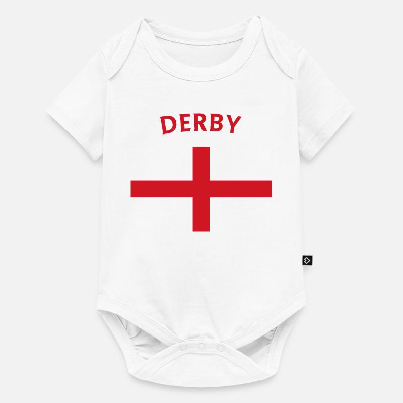 Balle de fléchettes avec emblème Derby - Body à manches courtes Premium Bébé - blanc