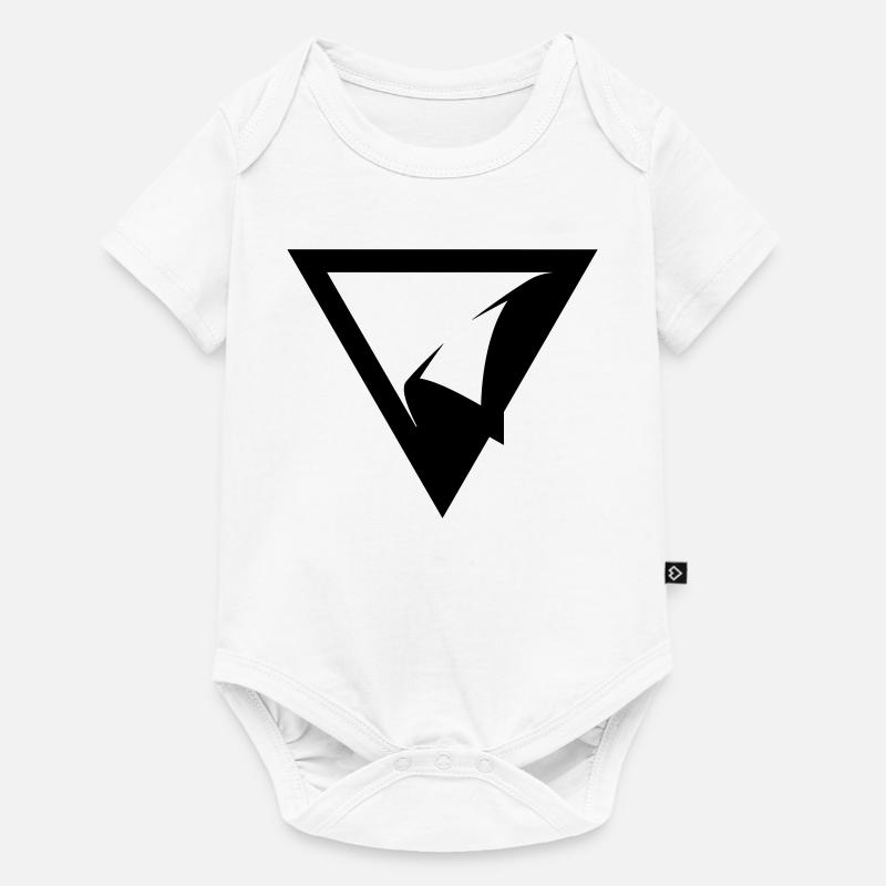 ÉCUSSON TRIANGLE - Body à manches courtes Premium Bébé - blanc