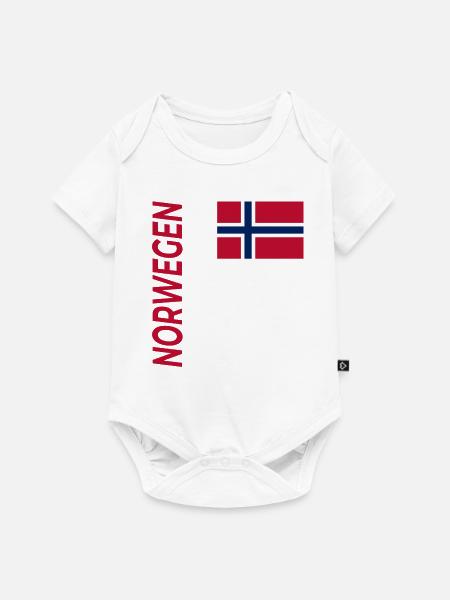 Tromsø  - Baby Premium Kurzarmbody - Weiß