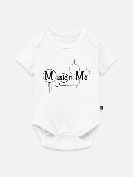 Musik Design - Baby Premium Kurzarmbody - Weiß