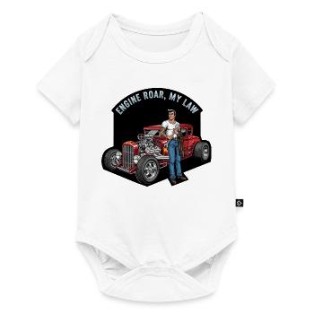 Hot engine and rebellious style - Baby Premium short-sleeve bodysuit - white - Front