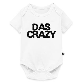 Das Crazy - Jugendwort - Baby Premium Kurzarmbody - Weiß - Vorne