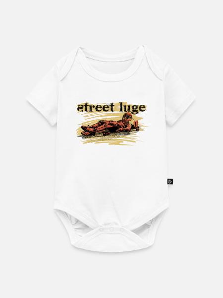 Street luge - Baby Premium Kurzarmbody - Weiß