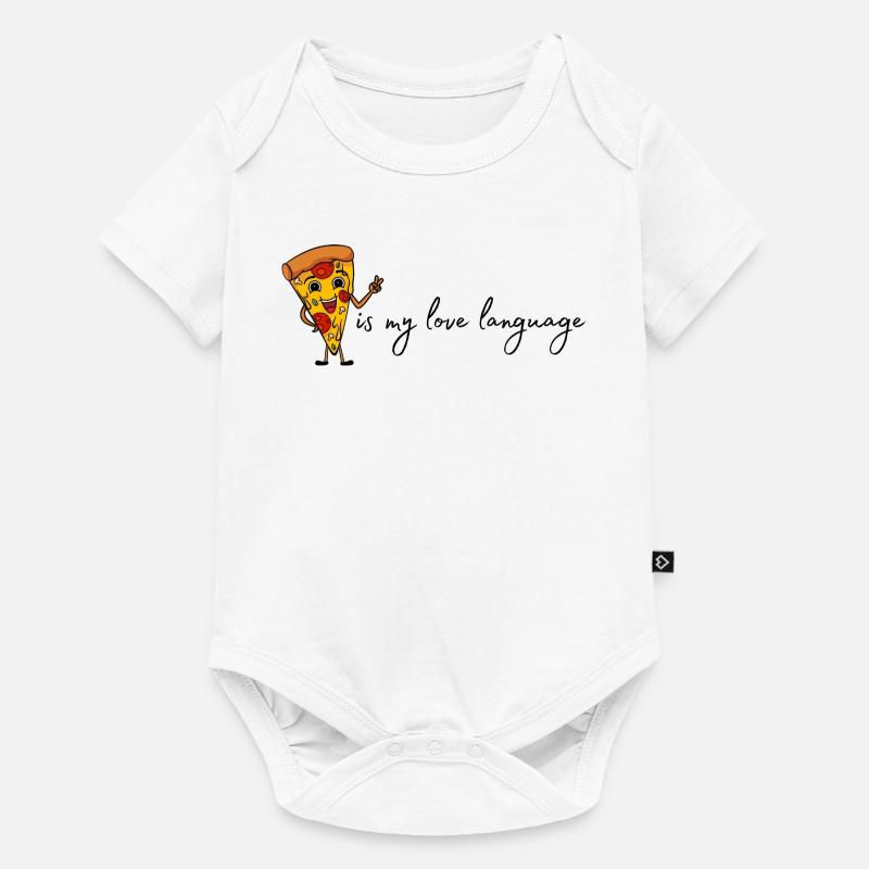 Pizza - Body à manches courtes Premium Bébé - blanc