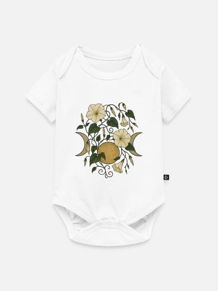 Dreifachmond-Symbol - Baby Premium Kurzarmbody - Weiß