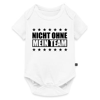 mein_team - Baby Premium short-sleeve bodysuit - white - Front
