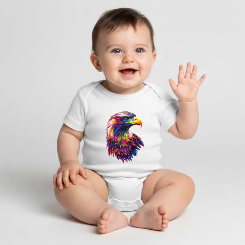 Eagle Bald Eagle Golden Eagle White-tailed Eagle Baby Premium short-sleeve bodysuit