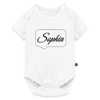 Sophia - Baby Premium short-sleeve bodysuit - white - Front