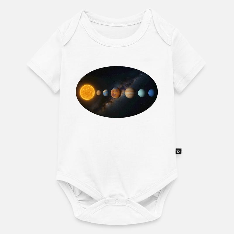 Sun - Solar System - Planets - Baby Premium short-sleeve bodysuit - white