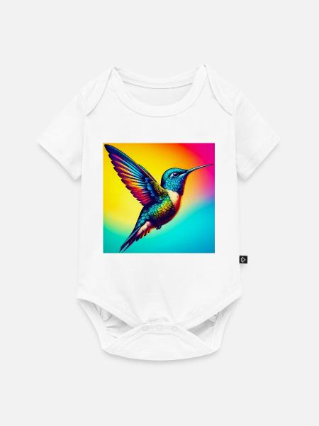 Kolibri - Baby Premium Kurzarmbody - Weiß