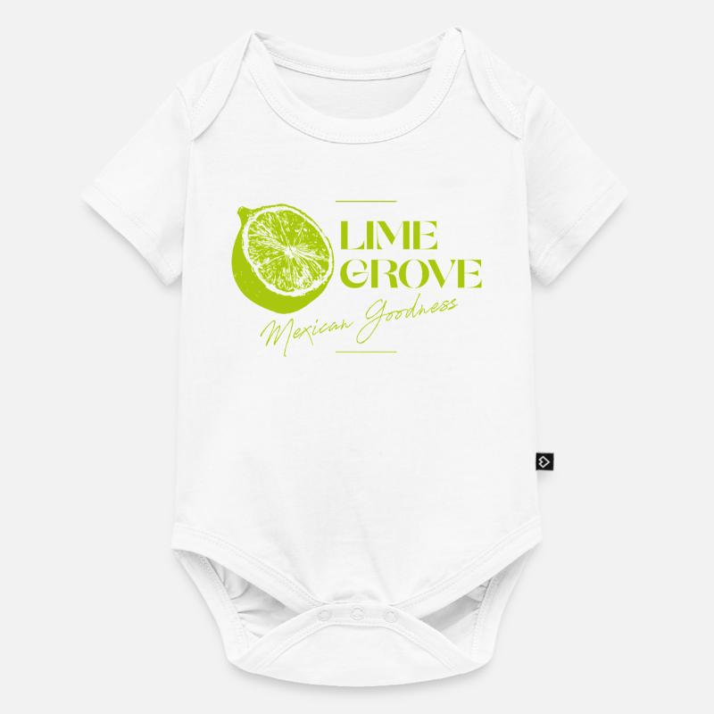 Lime Grove Logo de la bonté mexicaine - Body à manches courtes Premium Bébé - blanc