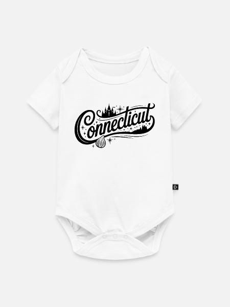 Connecticut - Souvenir USA State Design - Baby Premium Kurzarmbody - Weiß