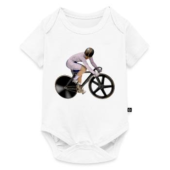 Radsport - Baby Premium Kurzarmbody - Weiß - Vorne
