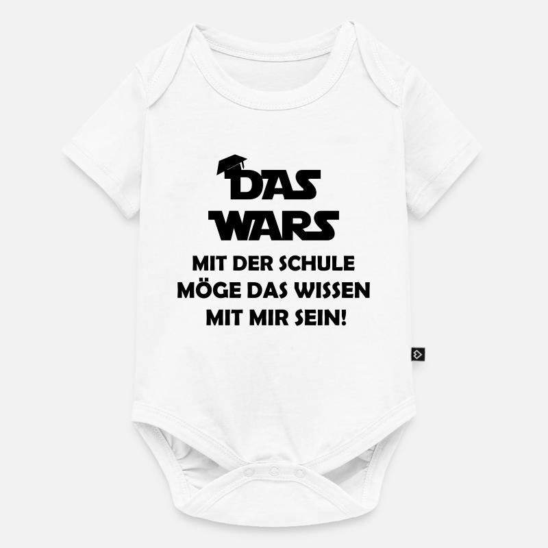 das_wars_mit_der_schule - Baby Premium Kurzarmbody - Weiß