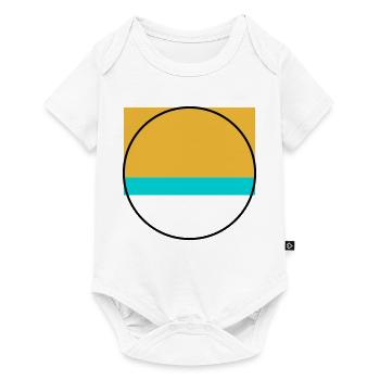 Minimalist Sunset Over Ocean - Baby Premium short-sleeve bodysuit - white - Front