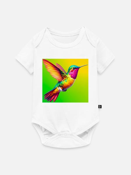 Kolibri - Baby Premium Kurzarmbody - Weiß