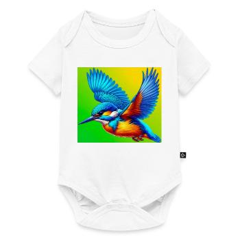 Eisvogel - Baby Premium Kurzarmbody - Weiß - Vorne