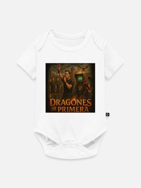 Erstklassige Drachen - Baby Premium Kurzarmbody - Weiß