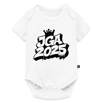 Jga 2025 Enterrement de vie de garçon Graffiti - Body à manches courtes Premium Bébé - blanc - Devant