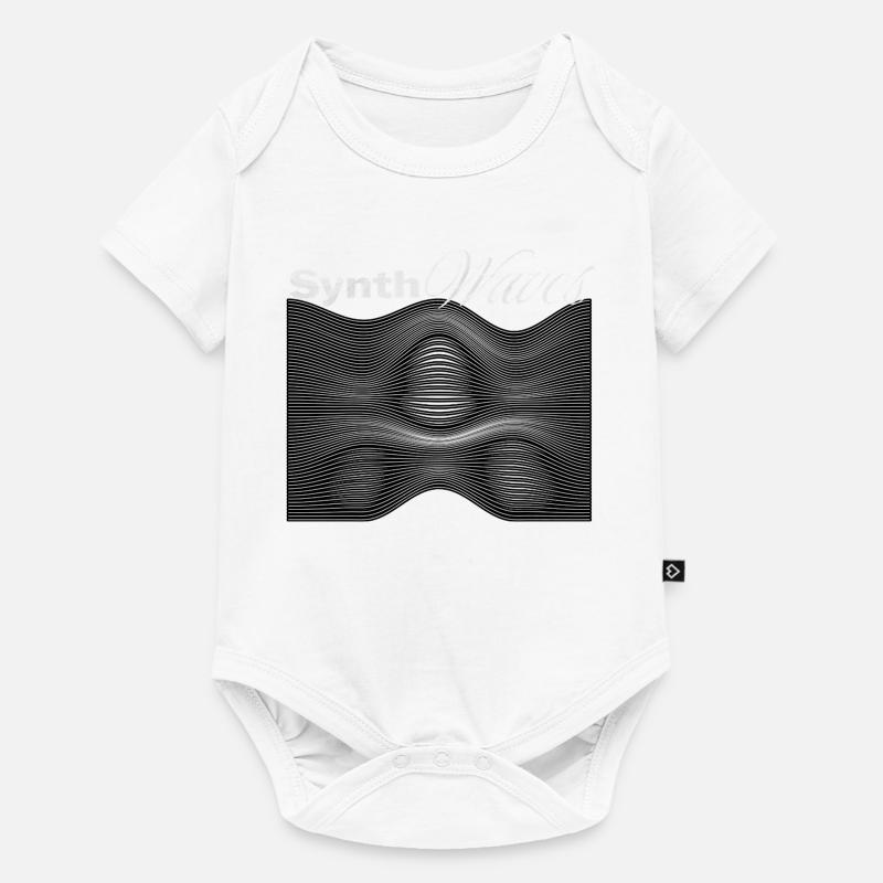 Synthétiseur d’ondes de synthétiseur - Body à manches courtes Premium Bébé - blanc