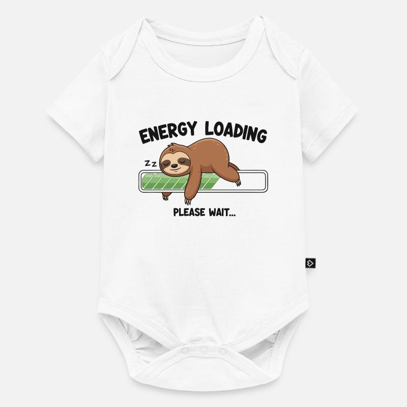 Mode sieste de la batterie - Body à manches courtes Premium Bébé - blanc