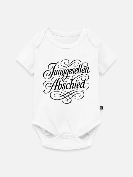 Junggesellenabschied - Baby Premium Kurzarmbody - Weiß