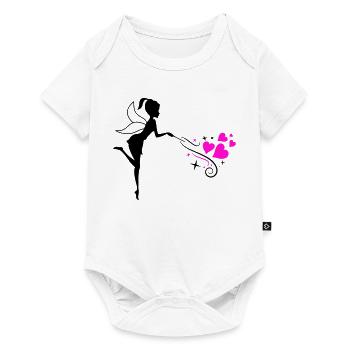 Fairy Elf Spell - Baby Premium short-sleeve bodysuit - white - Front
