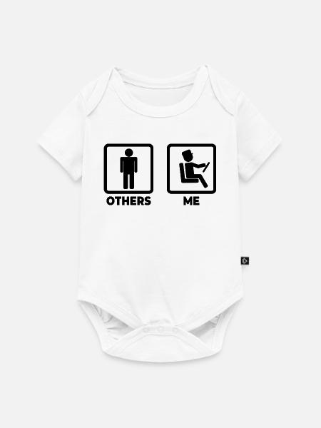 Busfahrer - Baby Premium Kurzarmbody - Weiß