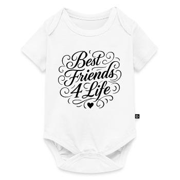 Beste Freunde Fürs Leben - Baby Premium Kurzarmbody - Weiß - Vorne