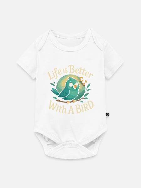 Ich mache Welpen hübsch - Baby Premium Kurzarmbody - Weiß