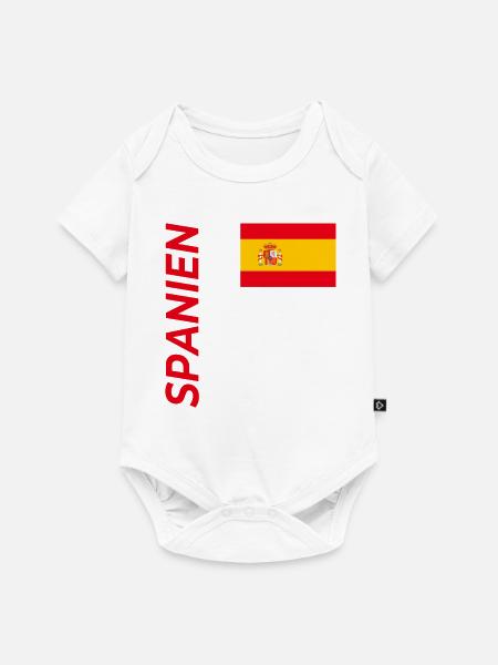 Valencia - Baby Premium Kurzarmbody - Weiß