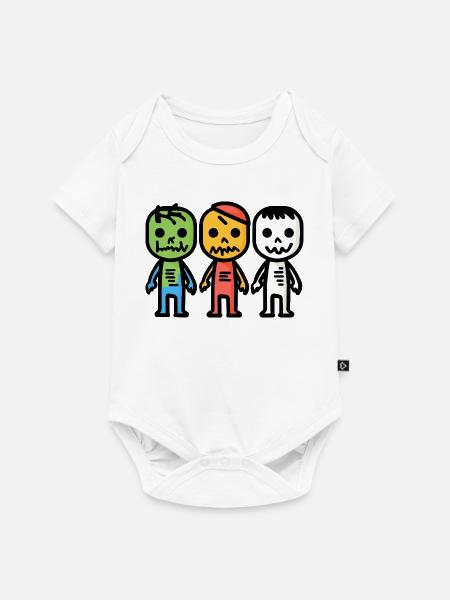 Zombies Halloween - Baby Premium Kurzarmbody - Weiß