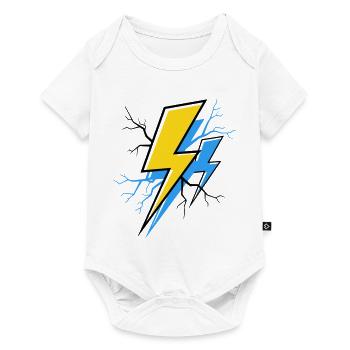 Blue Yellow Ray - Baby Premium short-sleeve bodysuit - white - Front