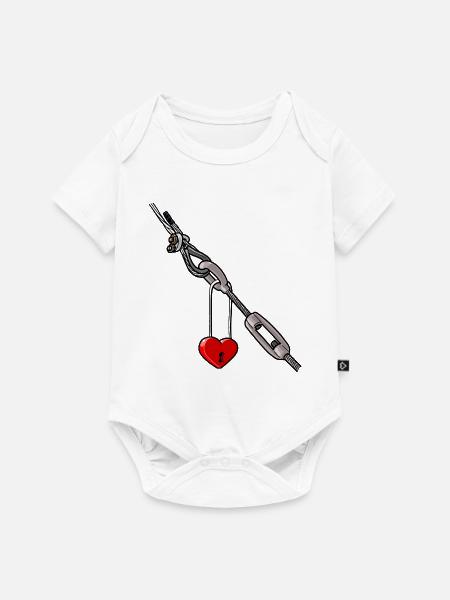 1404_hartje - Baby Premium Kurzarmbody - Weiß