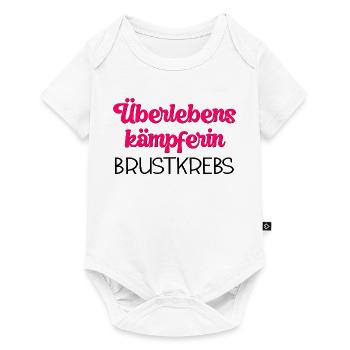 SURVIVAL FIGHTER BREAST CANCER - Baby Premium short-sleeve bodysuit - white - Front