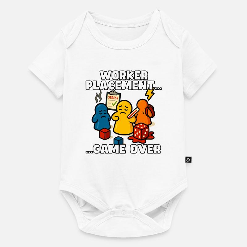 Placement d’ouvriers : Game Over - Body à manches courtes Premium Bébé - blanc