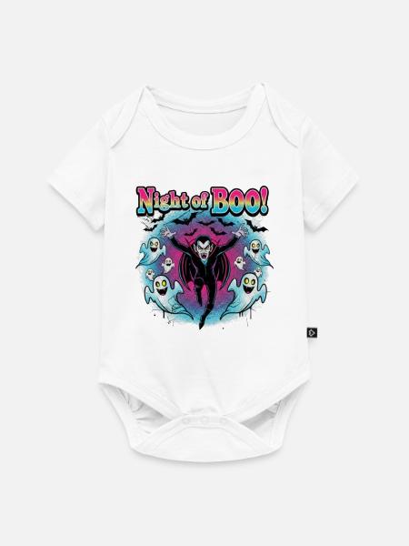 Boo Vampire Night - Baby Premium Kurzarmbody - Weiß
