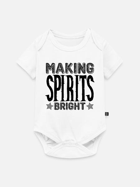 Spirituosen herstellen - Baby Premium Kurzarmbody - Weiß