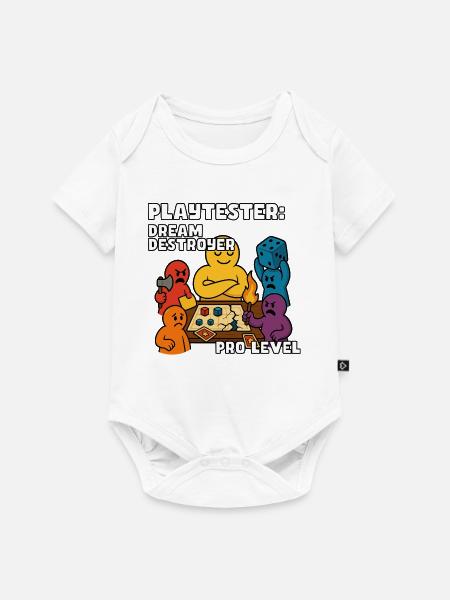 Spieltester: Dream Destroyer - Baby Premium Kurzarmbody - Weiß