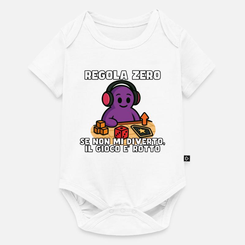 Rule Zero: Fun or Breakup - Baby Premium short-sleeve bodysuit - white