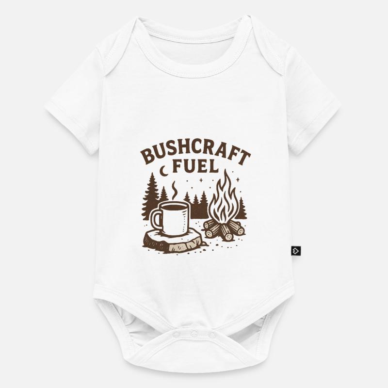 Carburant pour le bushcraft - Body à manches courtes Premium Bébé - blanc