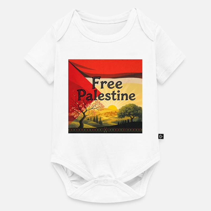 Palestine - Body à manches courtes Premium Bébé - blanc