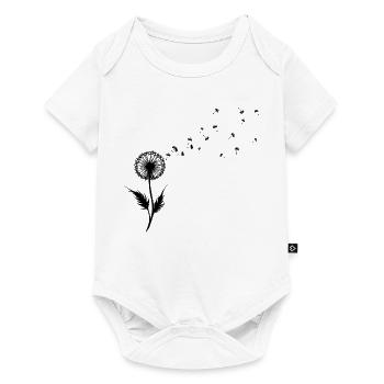 Dandelion Wishes & Freedom Blowing Seeds - Baby Premium short-sleeve bodysuit - white - Front