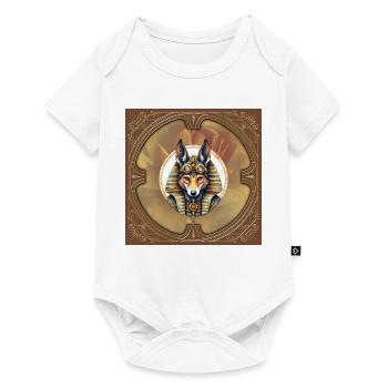 Steampunk Pharaoh Fox - Baby Premium short-sleeve bodysuit - white - Front