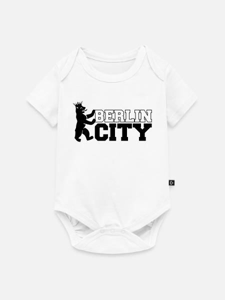 berlin_city_1 - Baby Premium Kurzarmbody - Weiß