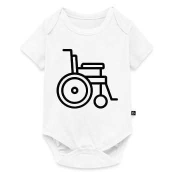 wheelchair - Baby Premium short-sleeve bodysuit - white - Front