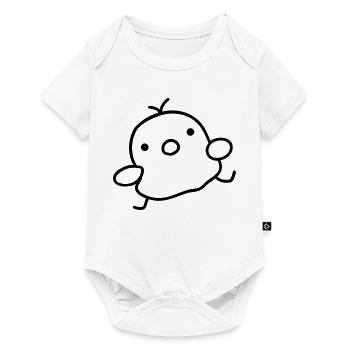 Funny Chick – Funny Dear Chick - Baby Premium short-sleeve bodysuit - white - Front