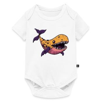 Whale Halloween Comic Funny - Baby Premium short-sleeve bodysuit - white - Front